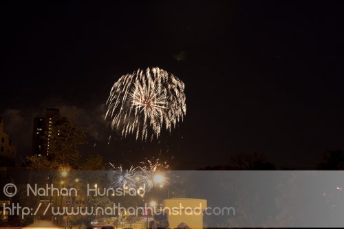 Minneapolis fireworks on 4 July 2010